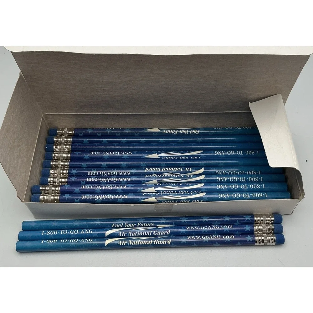 Air National Guard, Fuel Your Future,‎ Lot of 15 New Blue Promotional Pencils